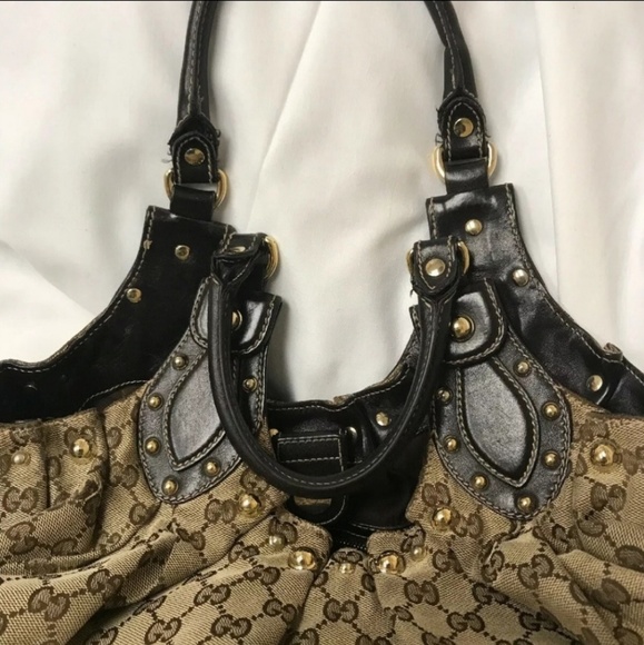 Authentic Gucci Studded Pelham Handbag - Picture 2 of 7